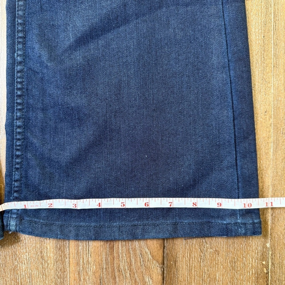 Grey Ant Flare Jeans Y2K Low Rise Vintage Rare 70s Dark Blue Retro Vintage - Picture 11 of 13